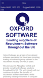 Mobile Screenshot of oxfordsoftware.com